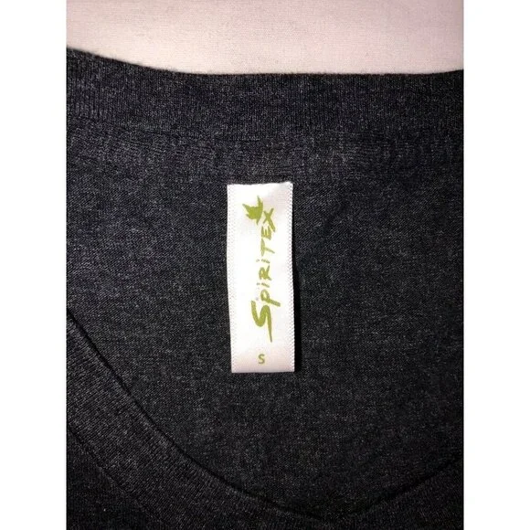 Spiritex Womens Size S T-Shirt Dove Graphic Recycled Cotton Poly Blend Gray USA - Picture 2 of 6
